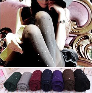 FREE SHIPPING 1piece  Brilliant BLING Dazzling diamond socks Bottoming socks Pantyhose Drilling hot pantyhose