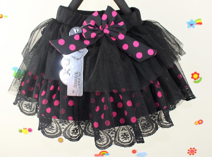 Free shipping,2-5 years,3pcs/lot 2013 new arrive baby children skirt,girl princess tutu skirt,dark pink color,BH-02