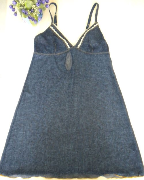 Free shipping! 2 ! fashion denim gauze suspender skirt derlook skirt soft and comfortable