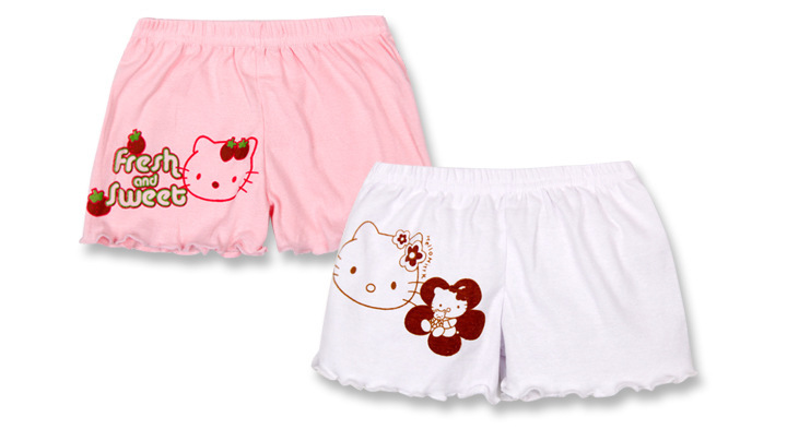 free shipping 20 pcs/lot Baby Panties Children clothing girls cotton Hello Kitty underwear lovely gift