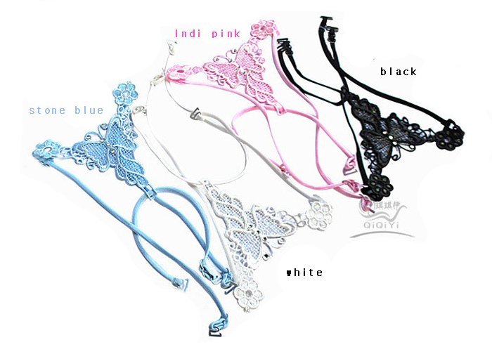 Free Shipping(20 pieces/lot) Lady Straps/Sexy Fashion Butterfly Print Bretelle/Invisible Shoulder Girdle Wholesale