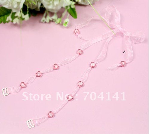 free shipping 20 pieces/lot,wholesale rose flower shoulder straps fashion bra straps elestic shoulder straps free shipping