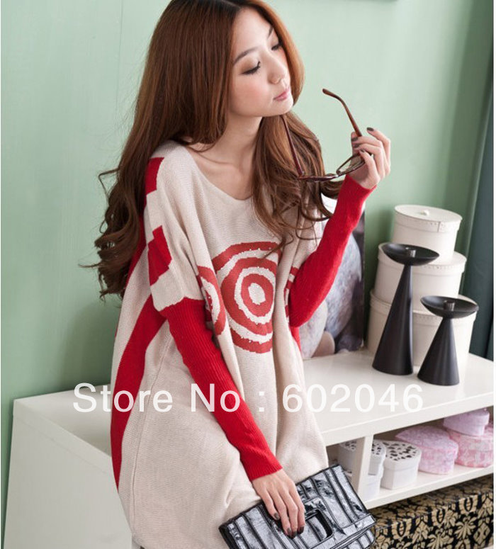 Free shipping 201 high-grade mercerized cotton long sleeve knit unlined upper garment female fashion leisure knitting sweater