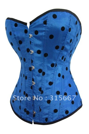 Free shipping,2011 NEW DESIGN high quality corset,lingerie,bustier,point surface of nice color SFMH49