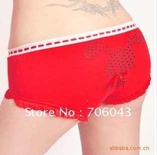 Free shipping 2011 new selling wholesale underwear cute Rabbit elegant cat with the necessary money, Ms. underwear clothing