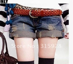 Free shipping 2011 new women's fashion jeans worn shorts 8188 shorts