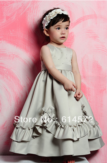 Free Shipping 2012 -2013 hot Eden Bridals - Flower features girl Dress nice Scoop princess Sleeveless sleeve length