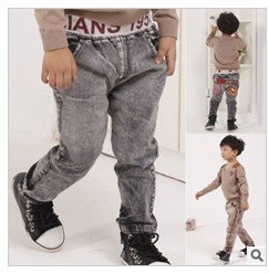 free shipping,  2012 Autumn and winter children jeans , new Korean children jeans , boy jeans