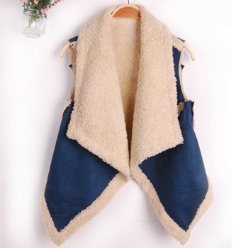 free shipping 2012 autumn and winter suede fabric vest fashionable casual street all-match liner vest coat