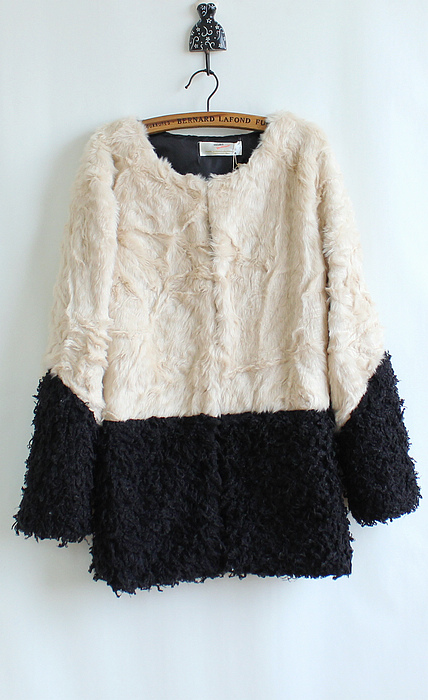 free shipping 2012 autumn and winter the stereoselectivity colorant match quality medium-long fur coat