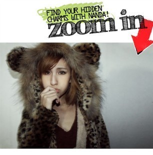 free shipping 2012 autumn and winter ! vivi leopard print artificial fur long wool overcoat