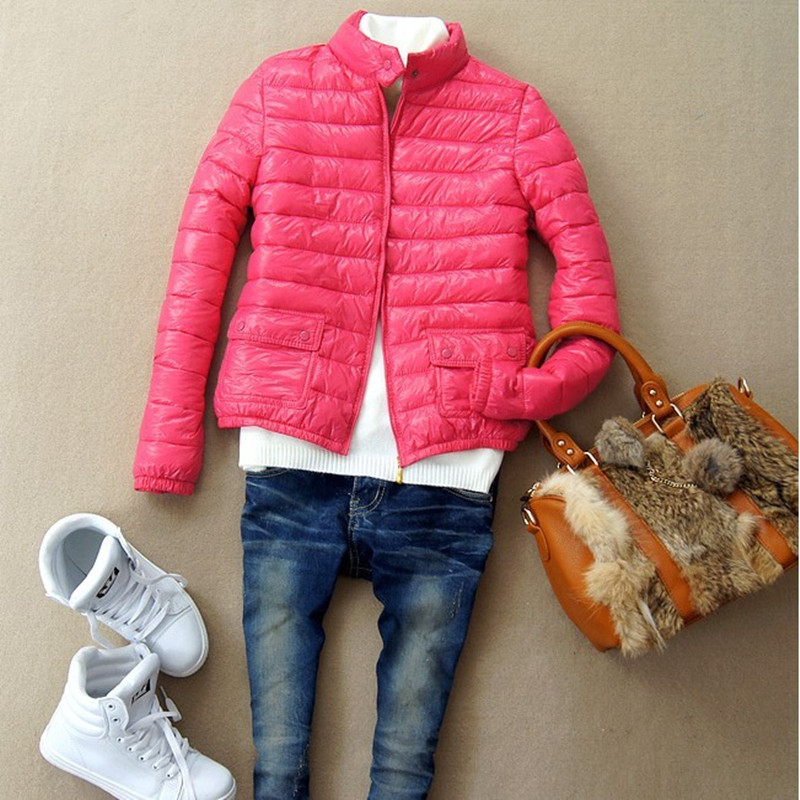 Free Shipping 2012 autumn and winter women fashion stand collar women's cotton-padded jacket short jacket