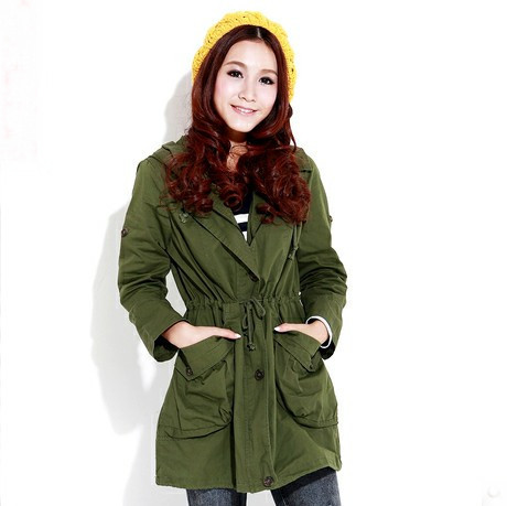 Free shipping 2012 autumn fashion trench slim spring and autumn plus size clothing casual outerwear big trench 909