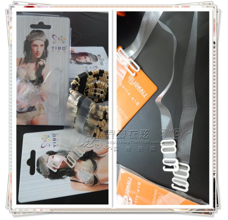 Free shipping 2012 autumn mm underwear bra transparent yarn mill invisible shoulder strap