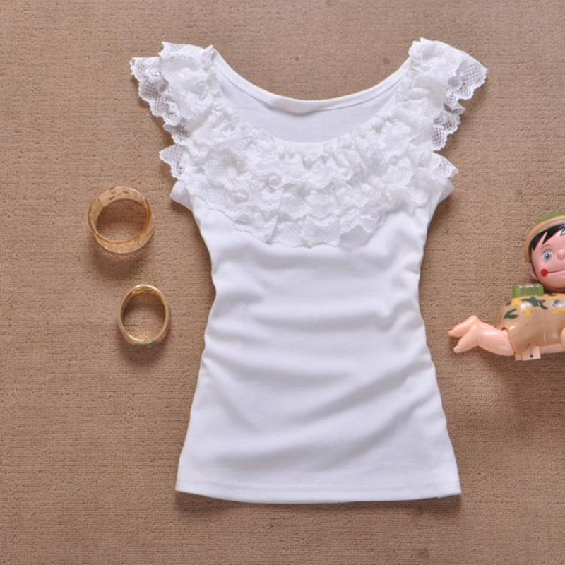 Free Shipping! 2012 autumn new arrival slim o-neck lace decoration layered small vest female basic spaghetti strap top -hb