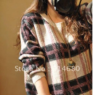 Free shipping! 2012 autumn  New Corea Comfortable Atmosphere Thin sweater Free size Two colors