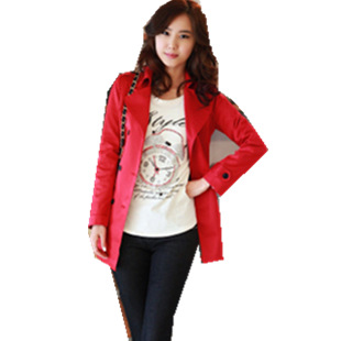 FREE SHIPPING 2012 autumn slim outerwear short design formal spring and autumn women's trench elegant