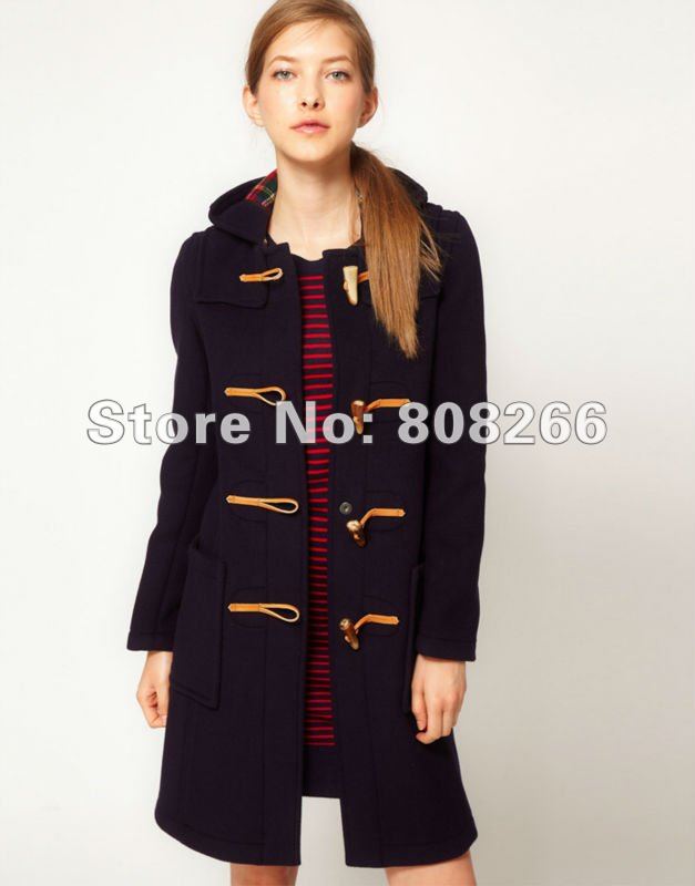 free shipping 2012 autumn winter new women winter outerwear high worsted women winter trench coat