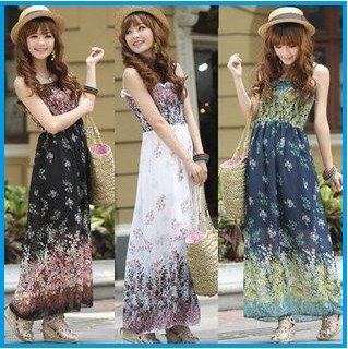 Free shipping 2012 Bohemia Indigenous flavor long style brace dresses chiffon maxi dress Y0054