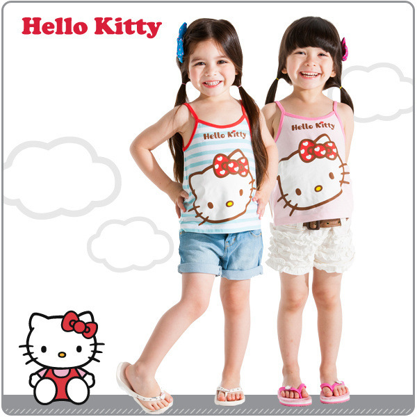 Free shipping! 2012 Cartoon design children summer clothes clothing for Kids sun-top (2-5 years old &girl)