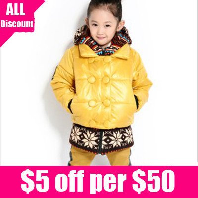 Free shipping 2012 cute faux fur hoodie winter children's clothing cotton-padded jacket faux two piece outfits 4pcs/lot
