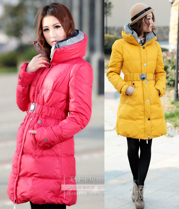 Free shipping ! 2012 down coat down coat female medium-long slim ry0015