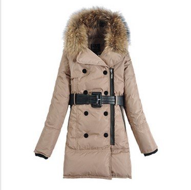 Free shipping 2012 dress down jacket high-grade heavy hair collar. Thickening. Down jacket