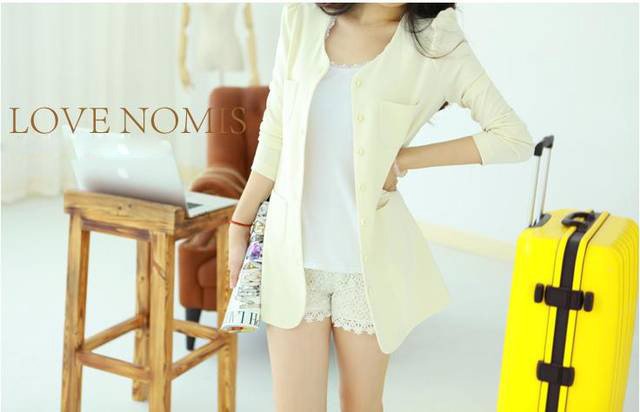 Free shipping 2012 Fashion Candy Colors O-Neck Women Jackets Ladies'  Medium Style acJocker Coat OL Suit Women Blazer 3 Colors