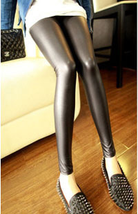 free shipping 2012 fashion faux leather thickening legging pants thermal trousers