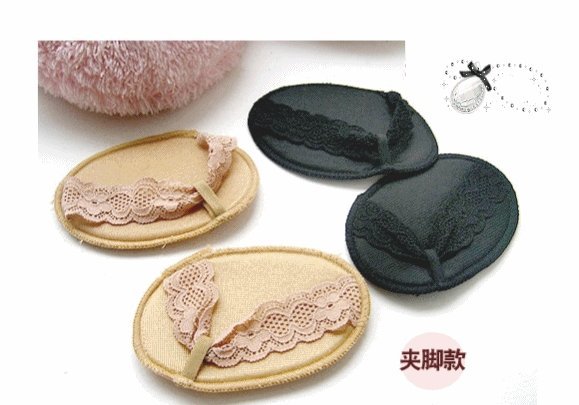 Free Shipping, 2012 fashion peds & liners / beautiful lace / Flip-flops design / sock liner / Invisible design / non-slip mat