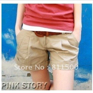 free shipping 2012 fashion summer women casual short pant/lady's shorts/boots