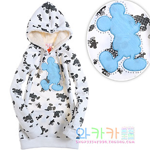Free shipping 2012 female child children's clothing big boy long top spring and autumn long-sleeve T-shirt winter 1138 white