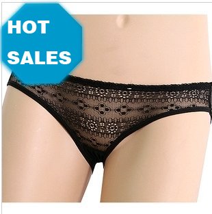 Free Shipping 2012 Hot Sales Women Underwear Briefs Sweet Cute Sexy Lace Underwear Hollow Low Waist Underwear