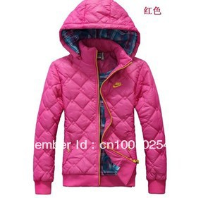 Free shipping 2012 hot sell new sports leisure hooded brought unginned cotton coat cotton-padded jacket for women