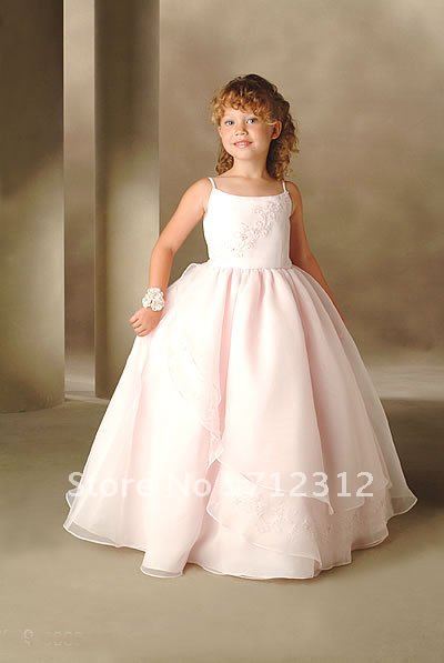 Free Shipping 2012 Hot Sell Top Quality Flower Girls' Dress Whole Sale and Retail New Style of Flower girl dress