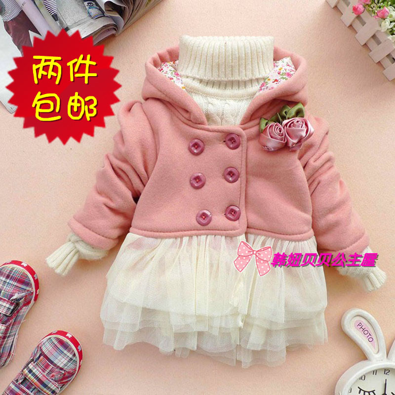 Free shipping! 2012 hot-selling new white lambs wool upset han gauze cotton-padded clothes coat cardigan