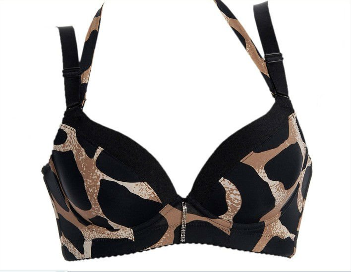Free shipping! 2012 Hot style Leopard Fashion Essential Oil Water-bag Massage Bra Strong Push Up Bra, NO underware!