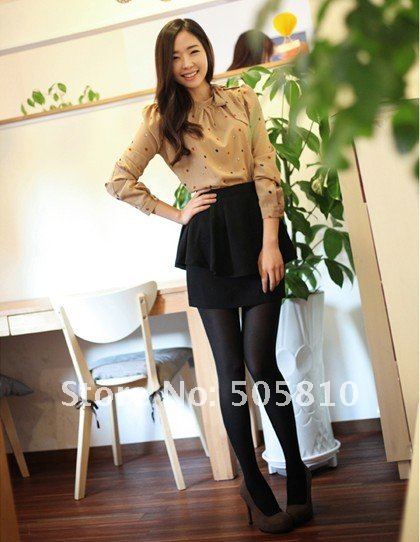Free Shipping, 2012 Korea Hot Selling Fashion New ladies' Women Graceful Bowknot Chiffon Three-Quarter Sleeve Blouses#0527
