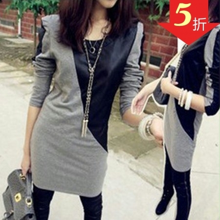 Free shipping 2012 Korean version of the fall and winter the leather clothing spliced Puff Sleeve bottoming shirt long-sleeved d