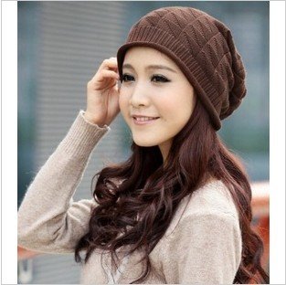 Free Shipping 2012 Koren Style Lay's Winter Cap Plaid Model Hat  Warm Hats For Women 5 Color For Choose Christmas Gift