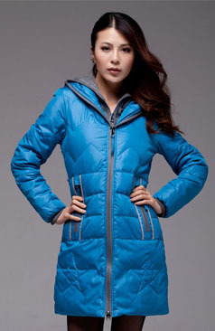 Free shipping 2012 latest fashion  winter  down coat outerwear swandown medium-long women's down coat down jacket