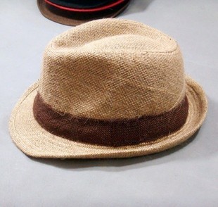 free shipping, 2012 linen letter fedoras straw hat, summer sunbonnet uv