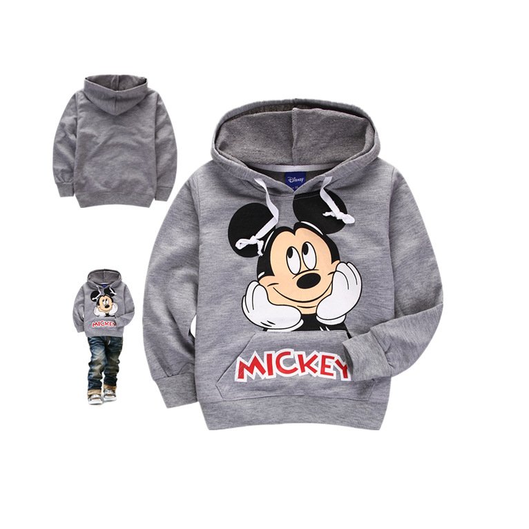 Free shipping!2012 MICKEY MOUSE childrens clothing boy's girl's top shirts Hooded Sweater hoodie
