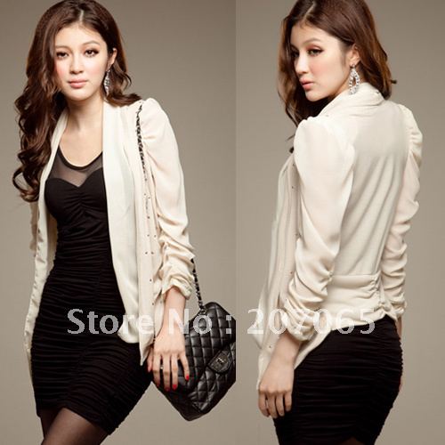 FREE SHIPPING!2012 new arrival casual knitted gentlewomen fashion cardigan cape thin outerwear top,women blouse,ladies' outwear