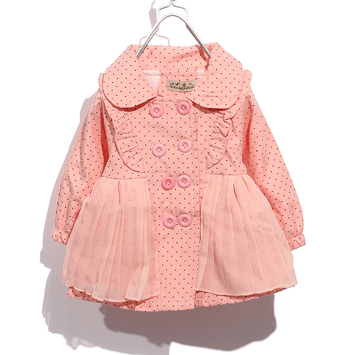 Free shipping 2012 new arrival children's spring/autum coat,girl's Long Sleeve Outerwear/trench