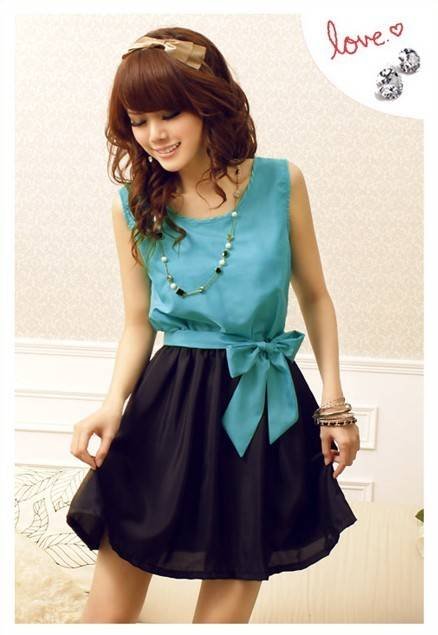 Free shipping,2012 New Arrival,Korean/Japan ladies Casual Fashion mini skirt,women elegant sexy fit and flare dress LP8107