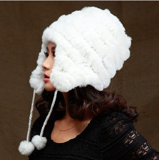 Free shipping/2012 New arrival lady's Casual hat cap/ rex rabbit hair hat/knitted hat/Hot sale/many colors