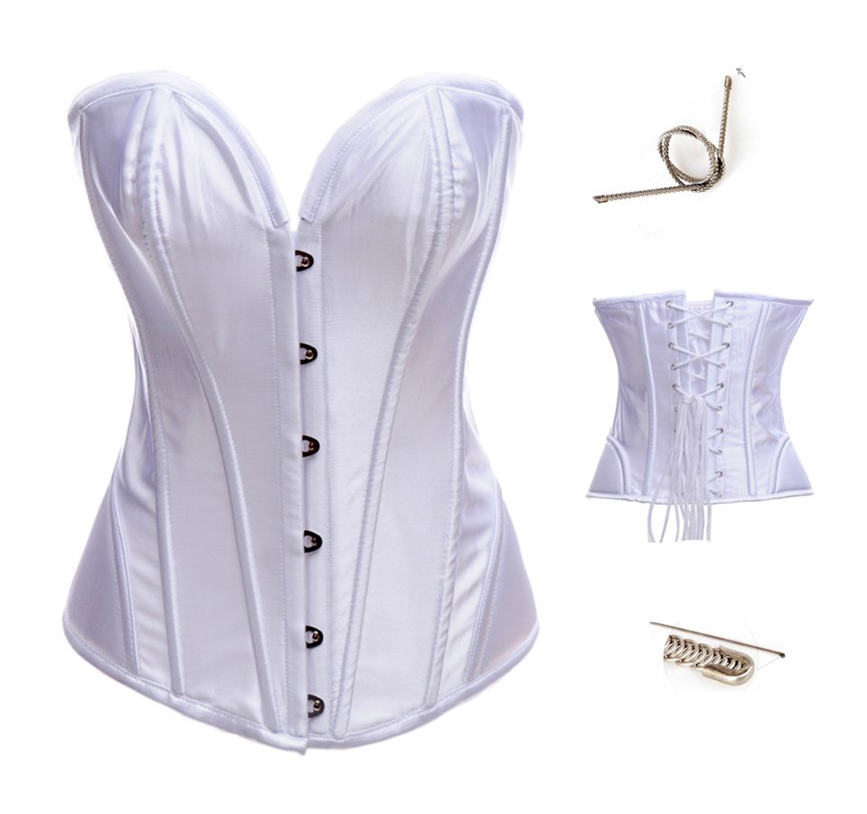Free Shipping,2012 NEW Arrival Steel Boned Corset hot sexy lingerie 4 Colors Wholesale and retail