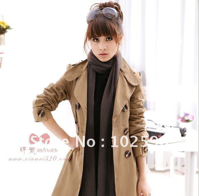 Free  Shipping: 2012  new  arrivals  women's  elegant   wind  coat                          Li120100