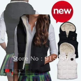 free shipping,2012 new arrive,fashion,best quality, feather down filled,women's down vest/waistcoat,